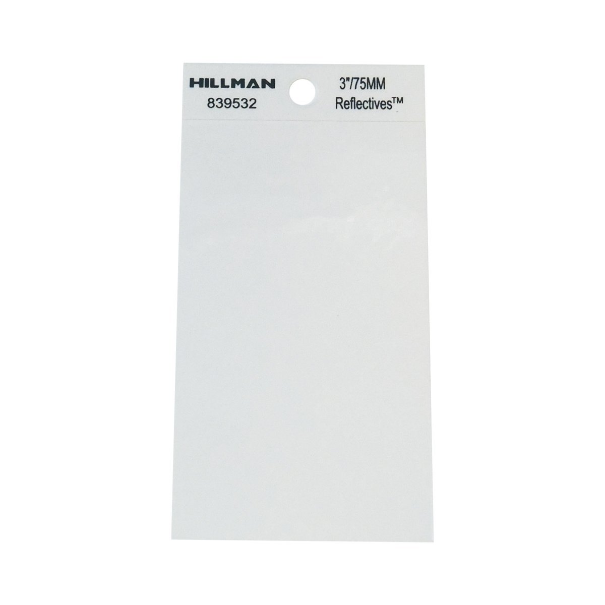 Square Cut Self Adhesive 3" Symbol - Blank - QC Supply -