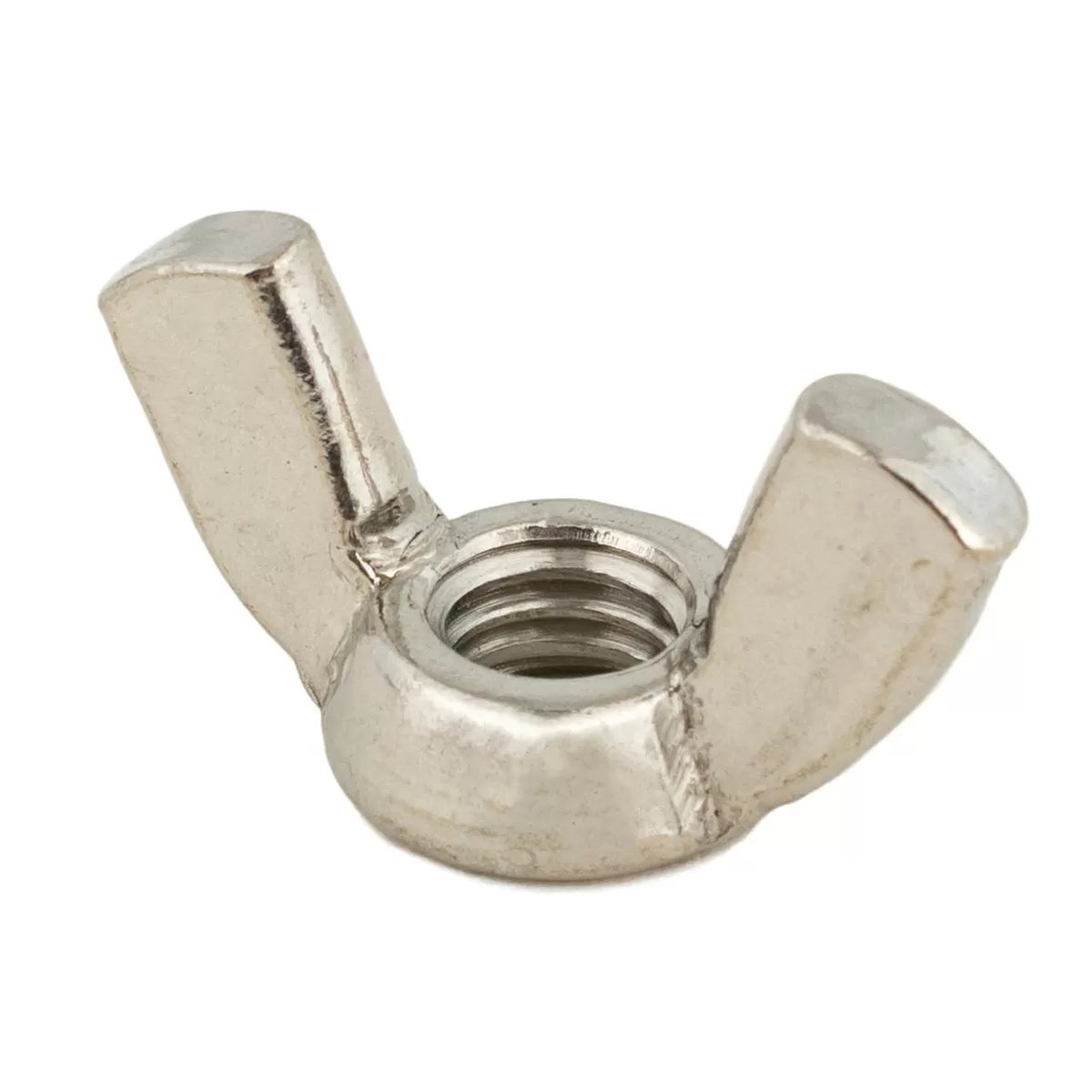 Stainless Steel Hex Wing Nut - 3/8" - QC Supply -