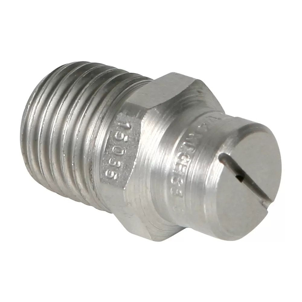 Stainless Steel Power Wash Spray Nozzles - 3.5 x 15 Degree - QC Supply -