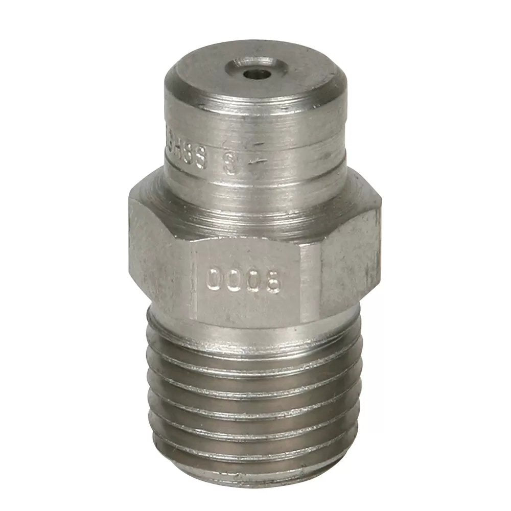 Stainless Steel Power Wash Spray Nozzles - 8 x 0 Degree - QC Supply -