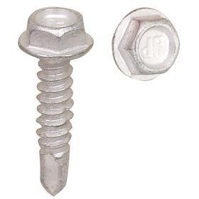 Stainless Steel SelfDrilling Hex Screw With Steel Point - QC Supply -