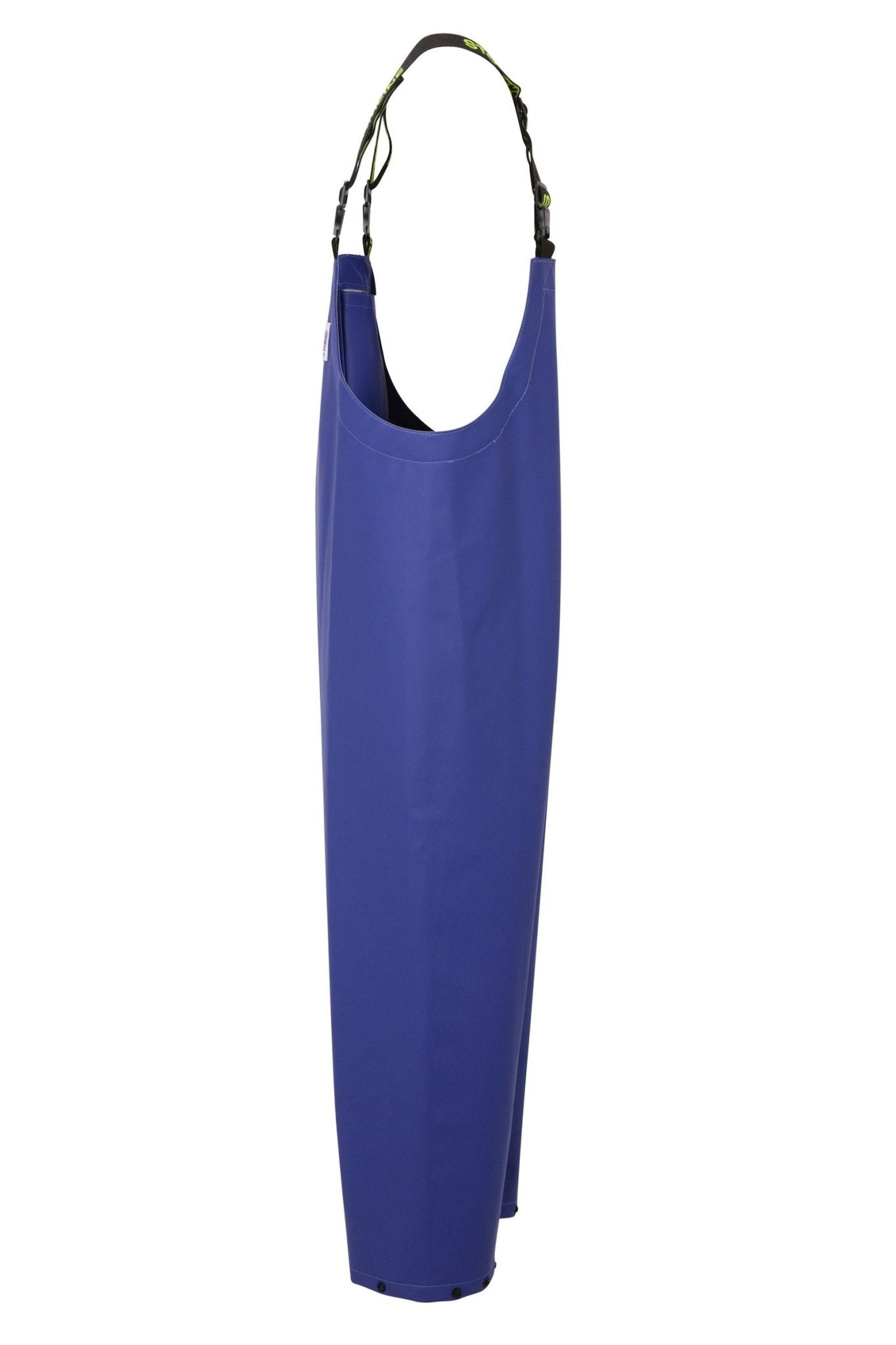 Stormtex 669B Midweight PVC Waterproof Workwear Bib and Brace, Blue - QC Supply -
