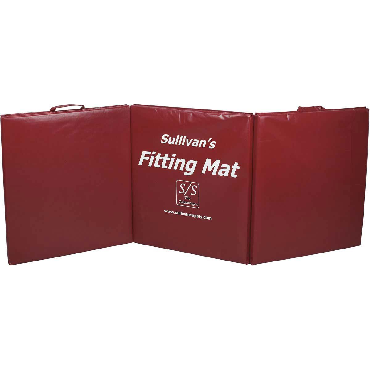 Sullivan Supply® Maroon Folding Fitting Mat - QC Supply -