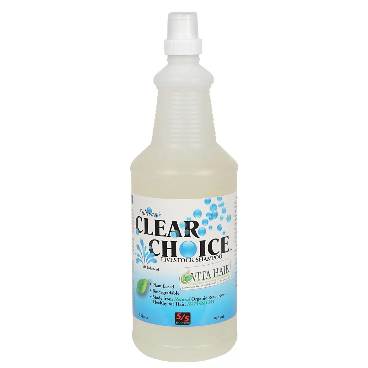Sullivan's Clear Choice™ Livestock Shampoo - Quart - QC Supply -