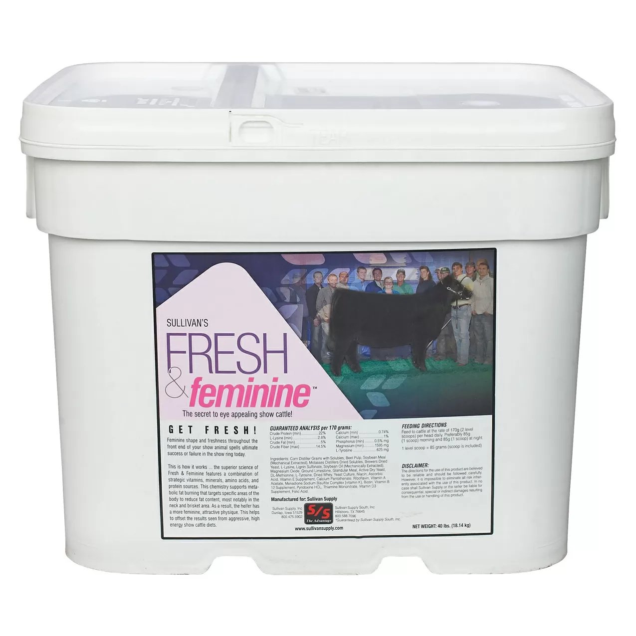 Sullivan's Fresh & Feminine™ - 40 lbs - QC Supply -