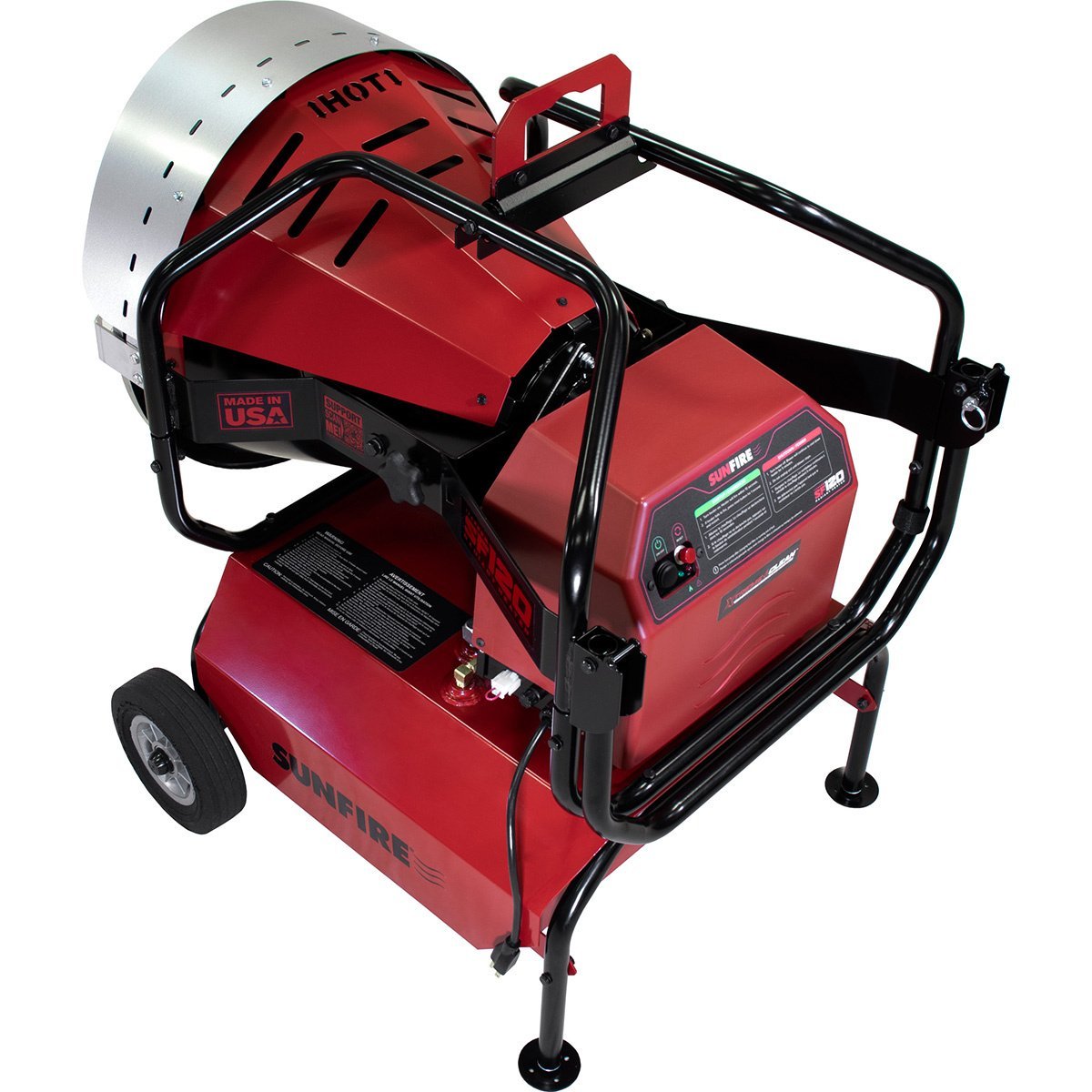 Sunfire SF120 Portable indoor/Outdoor Radiant Diesel/Kerosene Heater - 120,000 BTU - QC Supply -