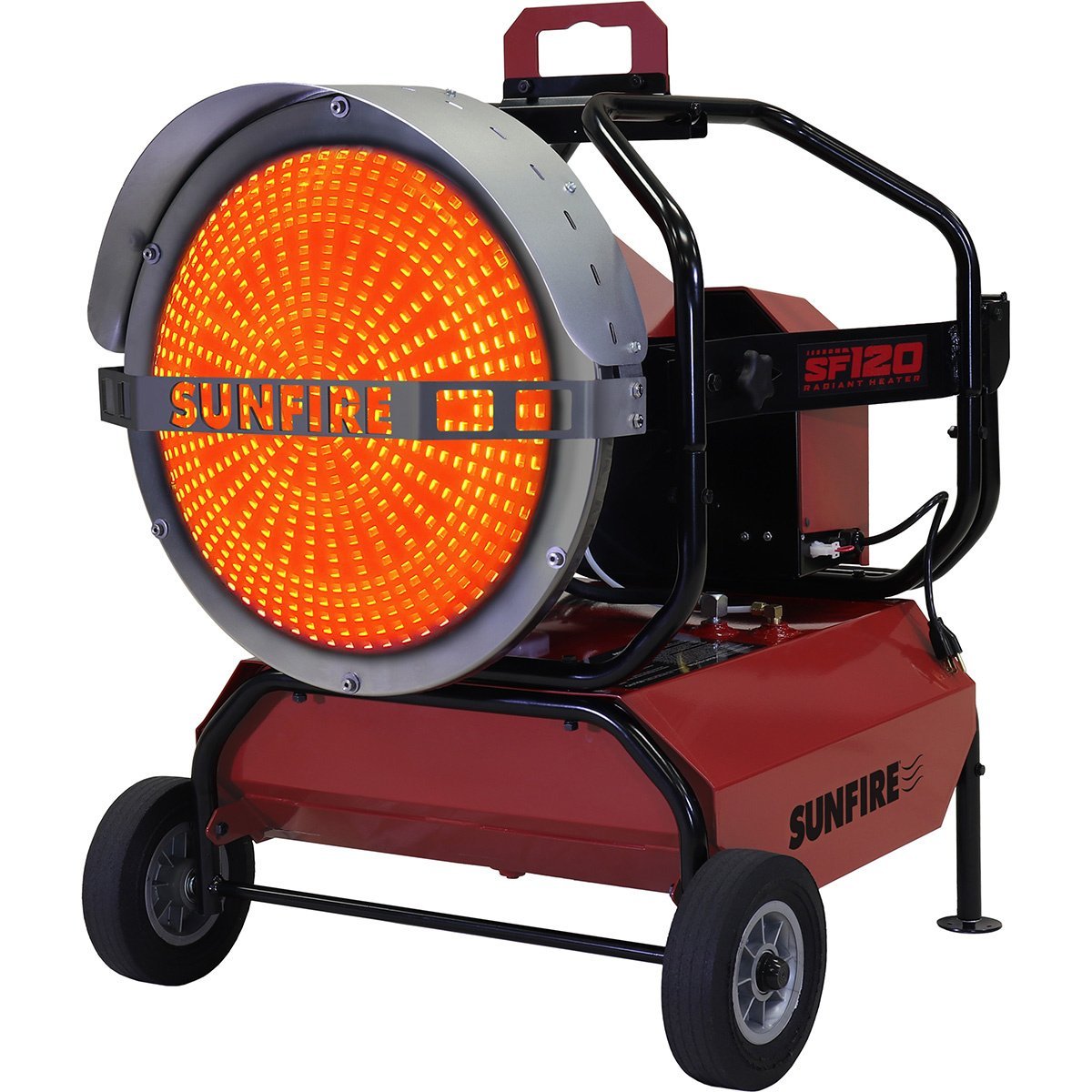 Sunfire SF120 Portable indoor/Outdoor Radiant Diesel/Kerosene Heater - 120,000 BTU - QC Supply -