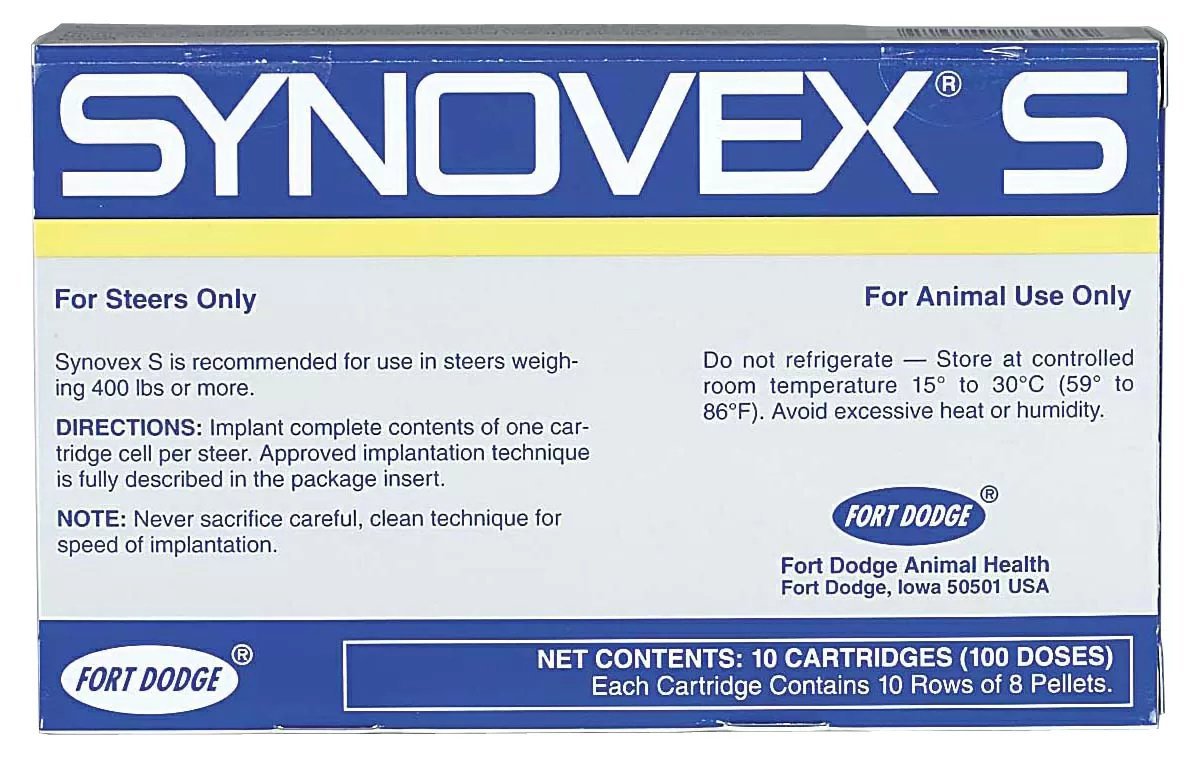 Synovex® S - 10 x 10 Dose - QC Supply -