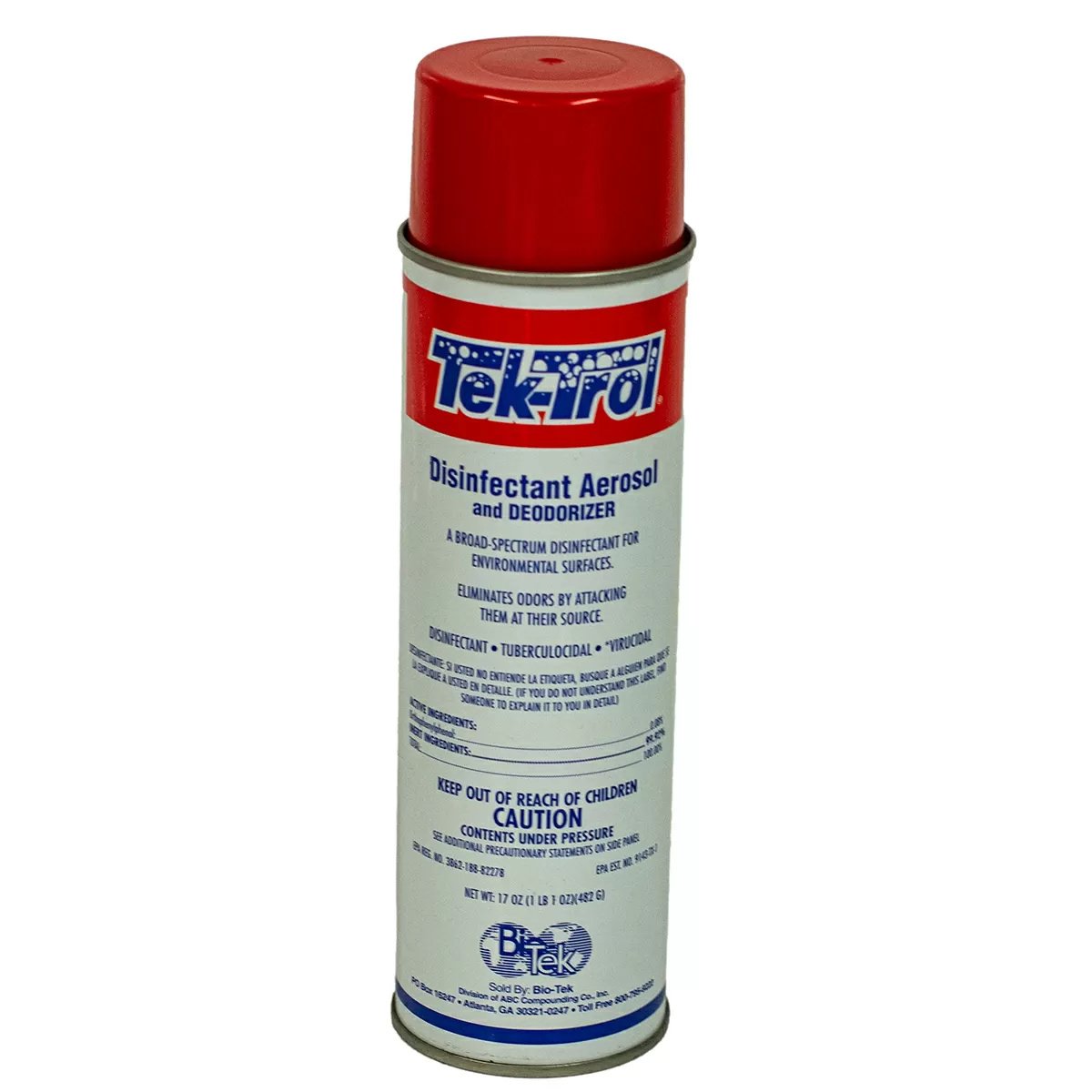 Tek - Trol® Disinfectant Aerosol - 17 oz. - QC Supply -