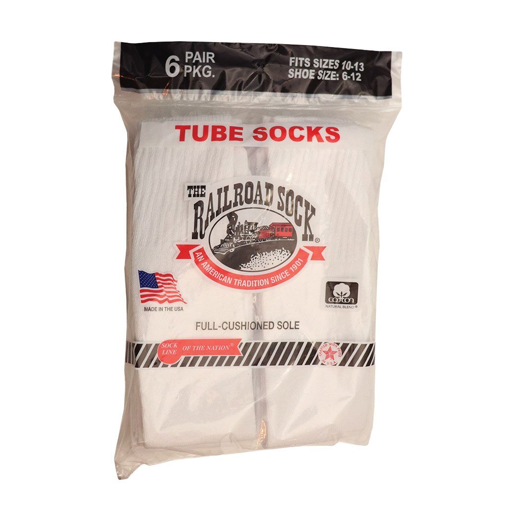 The Railroad Sock® Men's Tube Sock - 6 Pack - QC Supply -