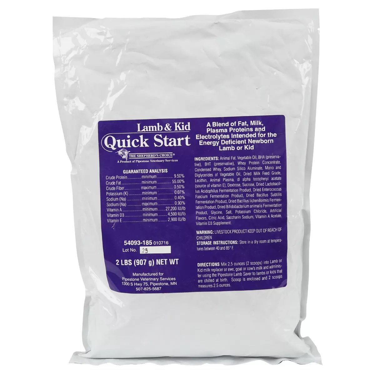 The Shepherd's Choice Lamb & Kid Quick Start - 2 lb Bag - QC Supply -