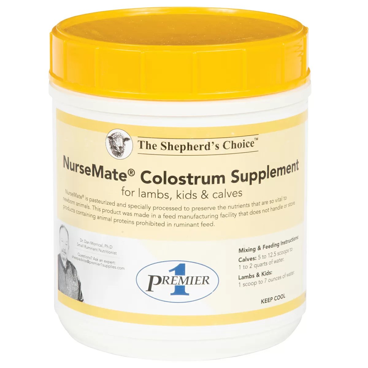 The Shepherd's Choice™ NurseMate® Colostrum Supplement - 3 lb Jar - QC Supply -