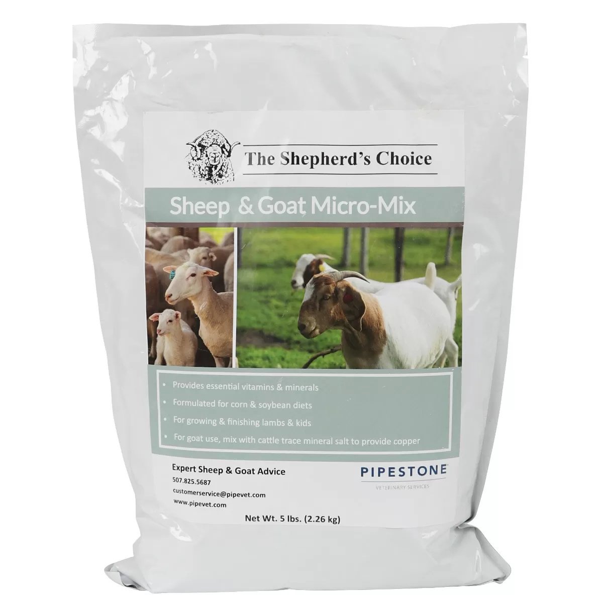 The Shepherd's Choice™ Sheep & Goat Micro Mix - 5 lb Bag - QC Supply -