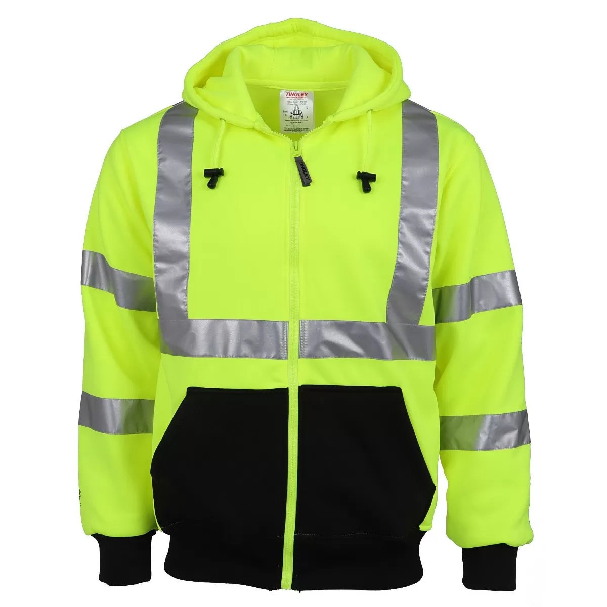 Tingley Job Site™ Class 3 Zip - Up Hooded Sweatshirt - QC Supply -