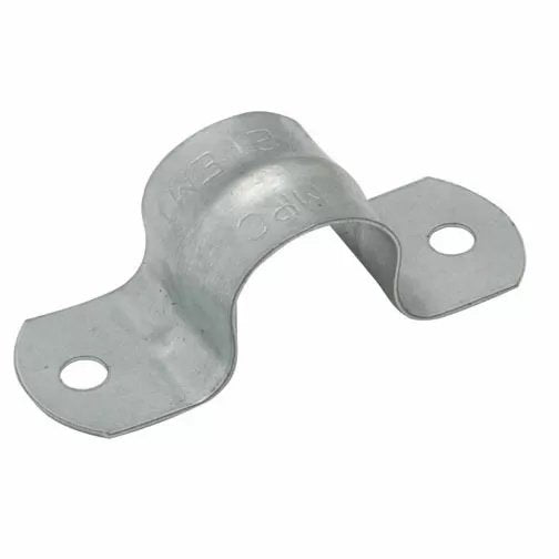 Two Hole Straps Stamped Steel - 1/2" - QC Supply -