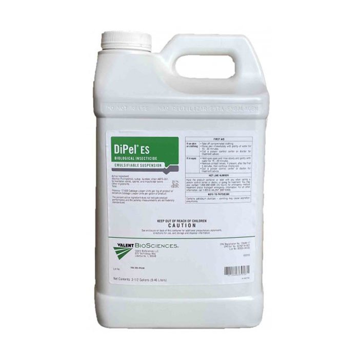 Valent BioSciences DiPel ES Organic Insecticide, 2.5 Gallons - QC Supply -