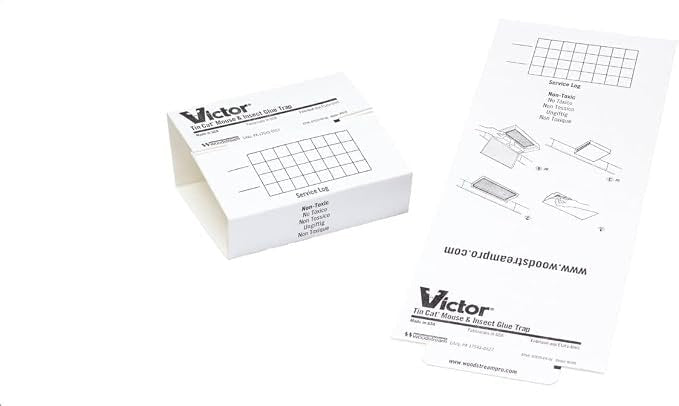 Victor Mouse and Insect Glue Trap for Tin Cat (72-Pack) - QC Supply -