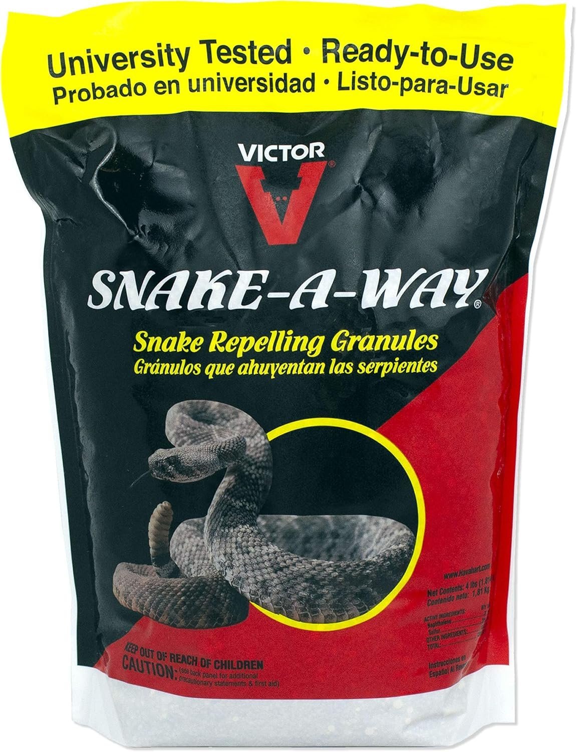 Victor Snake - A - Way Repellent - 4lb Bag - QC Supply -