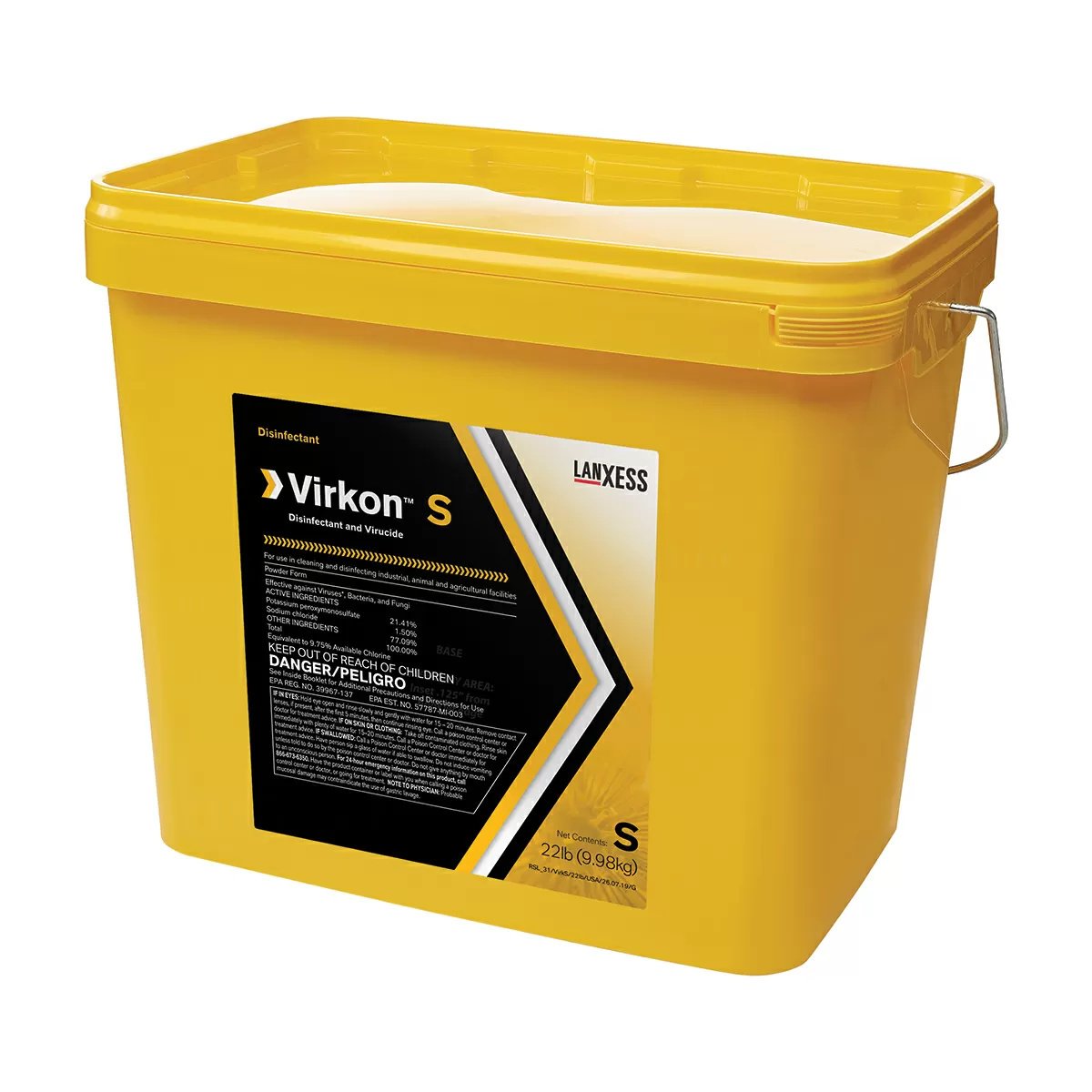 Virkon™ S Broad Spectrum Disinfectant - 22 lbs - QC Supply -