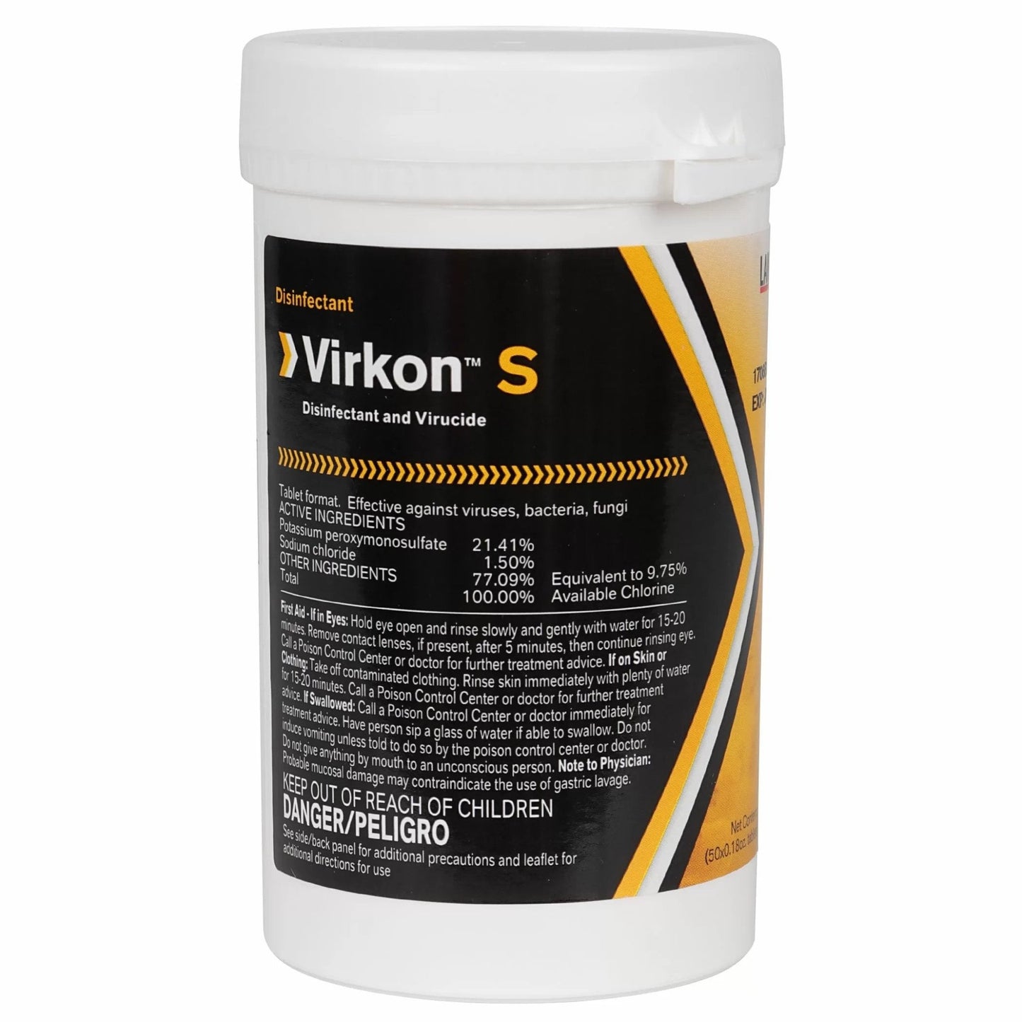 Virkon® S Broad Spectrum Disinfectant Tablets - 9 oz. - QC Supply -