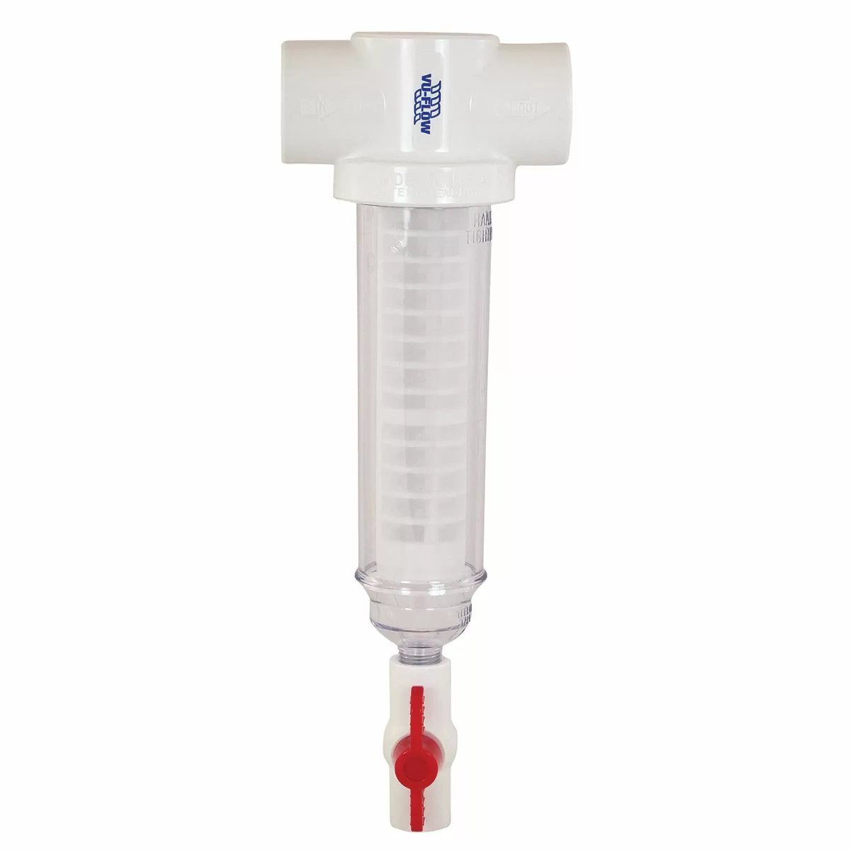 Vu - Flow Spin Down™ 1 1/2" Housing With 24 Mesh Filter - QC Supply -