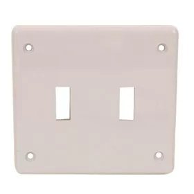 Wall Plates - Double Toggle Switch - QC Supply -