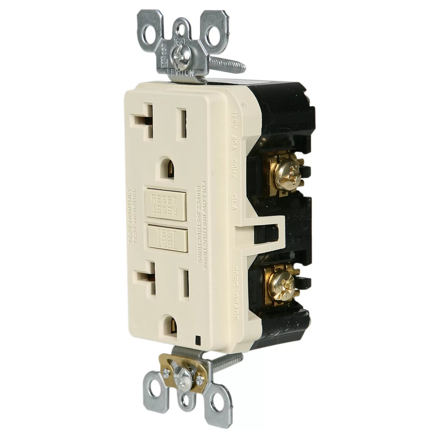 Wall Receptacles - 20 Amp - GFCI UL Listed - QC Supply -