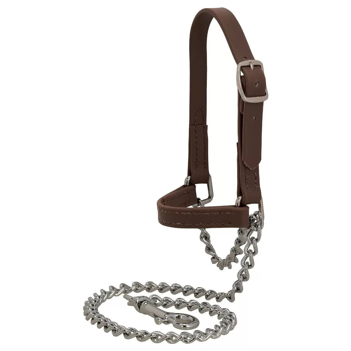 Weaver Leather® Brahma Webb® Small Goat Halter - Russet Brown - QC Supply -