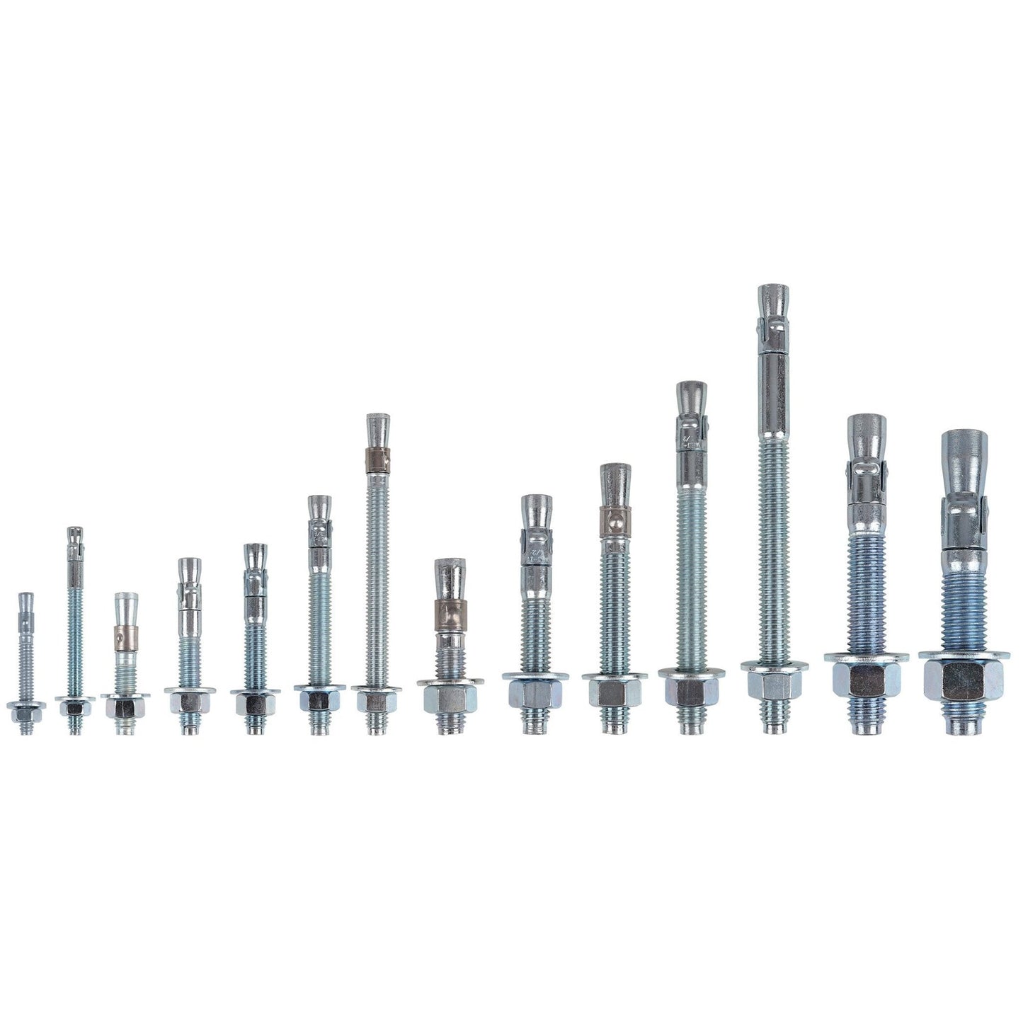 Wedge Type Expansion Zinc Plated Anchor - QC Supply -
