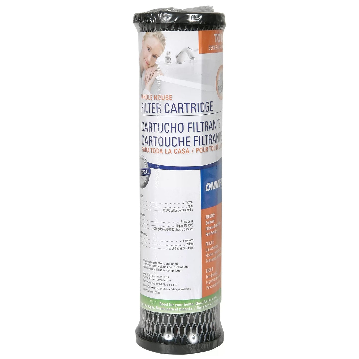 Wound Carbon Charcoal Filter (5 Micron) for 10" Standard Housing - QC Supply -