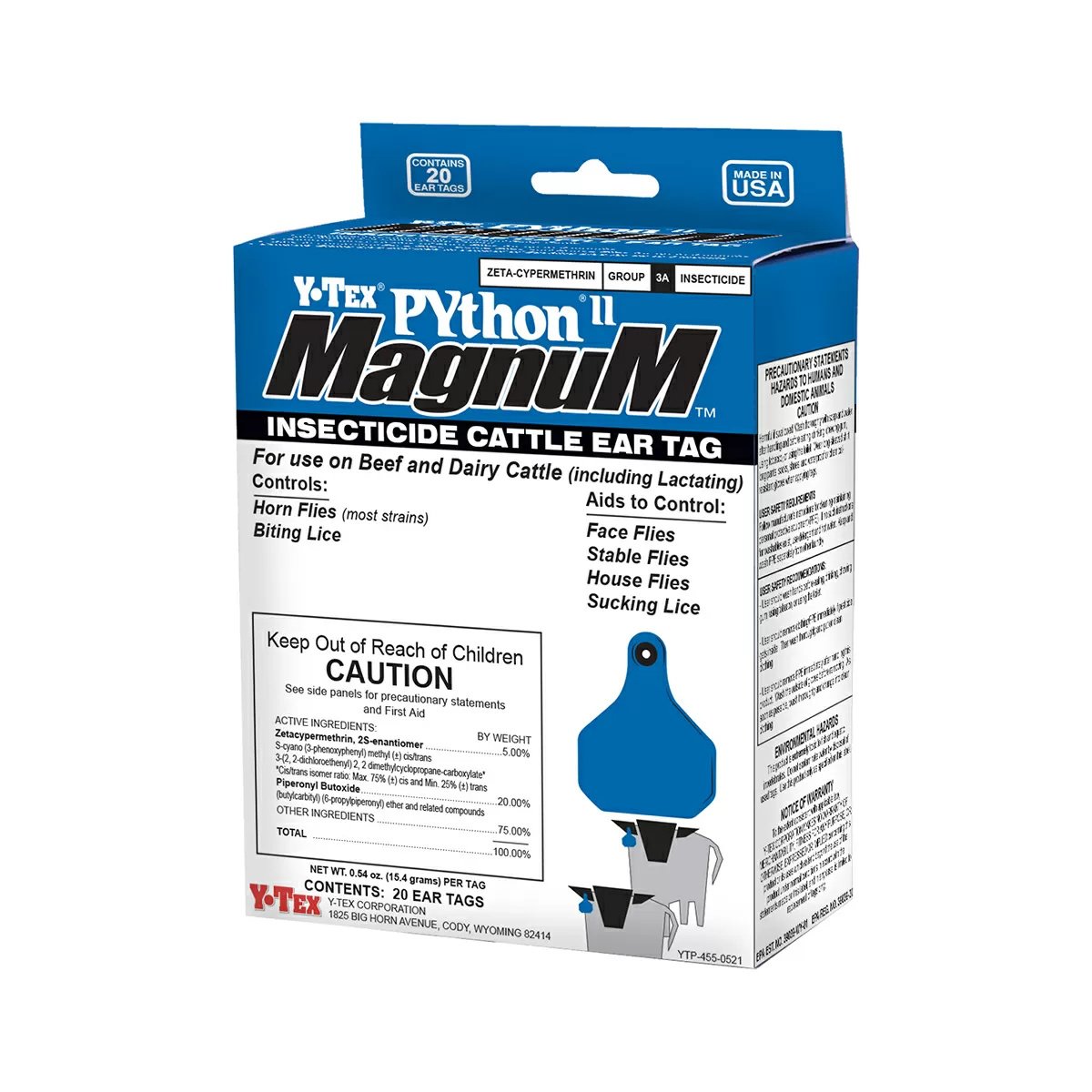 Y - Tex® PYthon II Magnum Combo - 20 Pack w/Buttons - QC Supply -