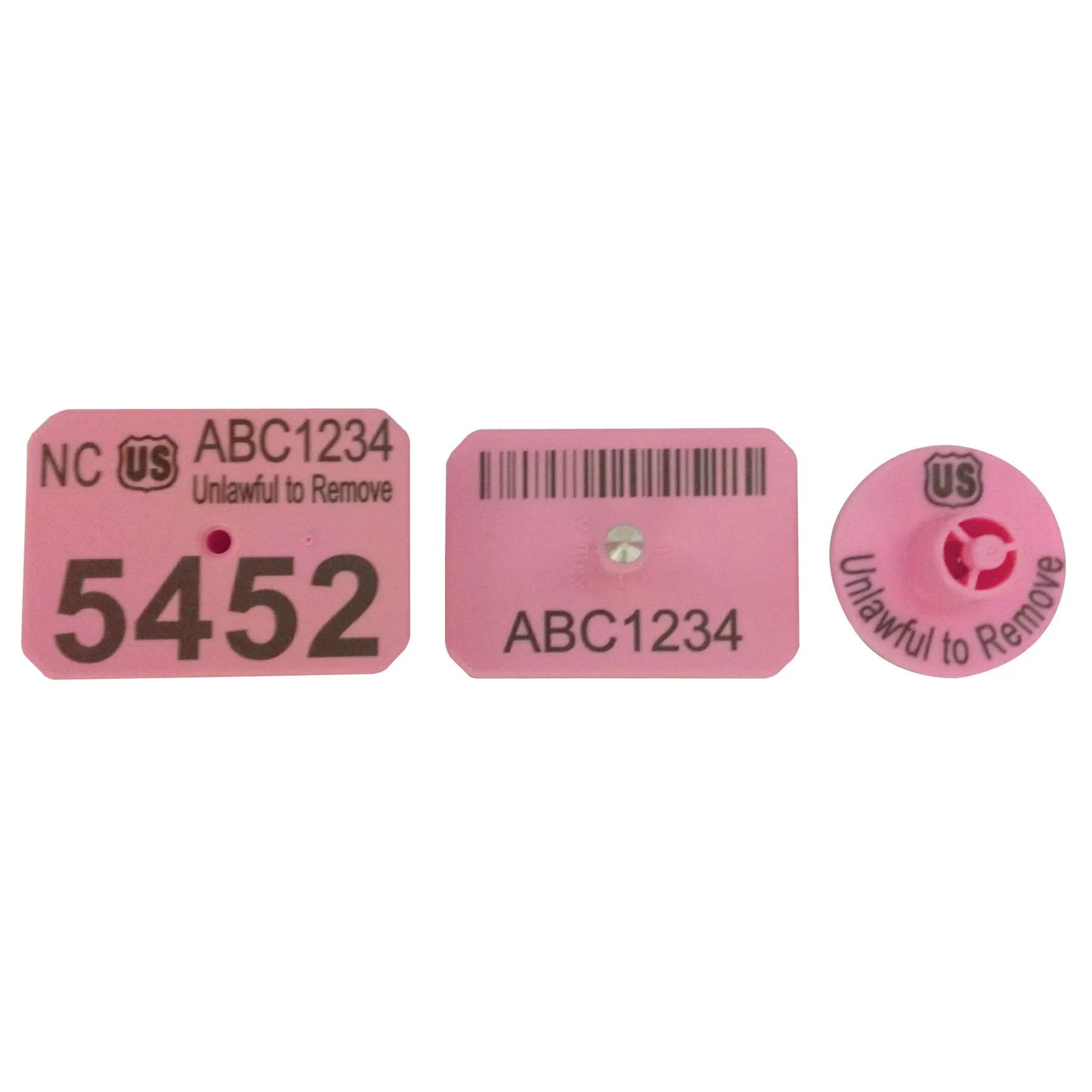 Y - Tex® SwineStar® Max™ Premise ID Tags - 25 Tags Per Bag - QC Supply -