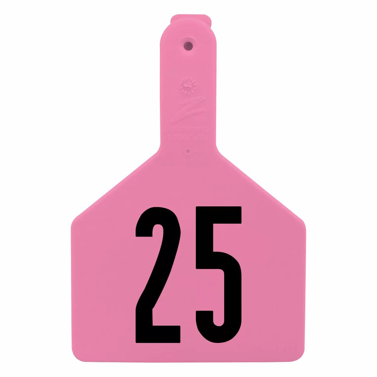 Z Tags® Large Numbered Cattle No - Snag® Ear Tags - 25/Bag - QC Supply -