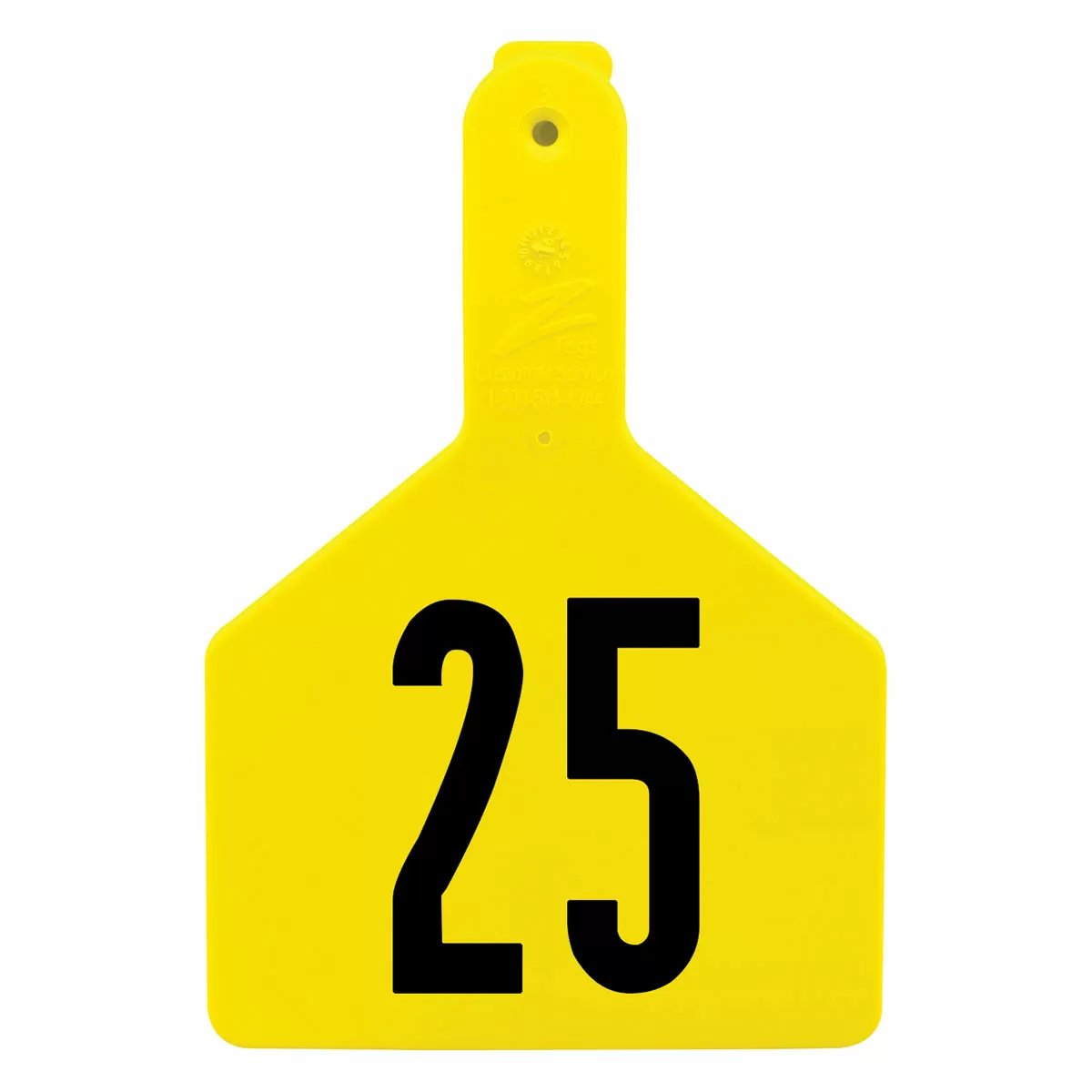 Z Tags® Large Numbered Cattle No - Snag® Ear Tags - 25/Bag - QC Supply -