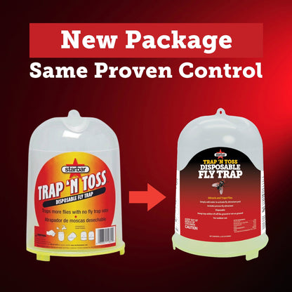 Starbar® Trap N Toss™ Disposable Fly Trap