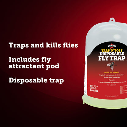 Starbar® Trap N Toss™ Disposable Fly Trap