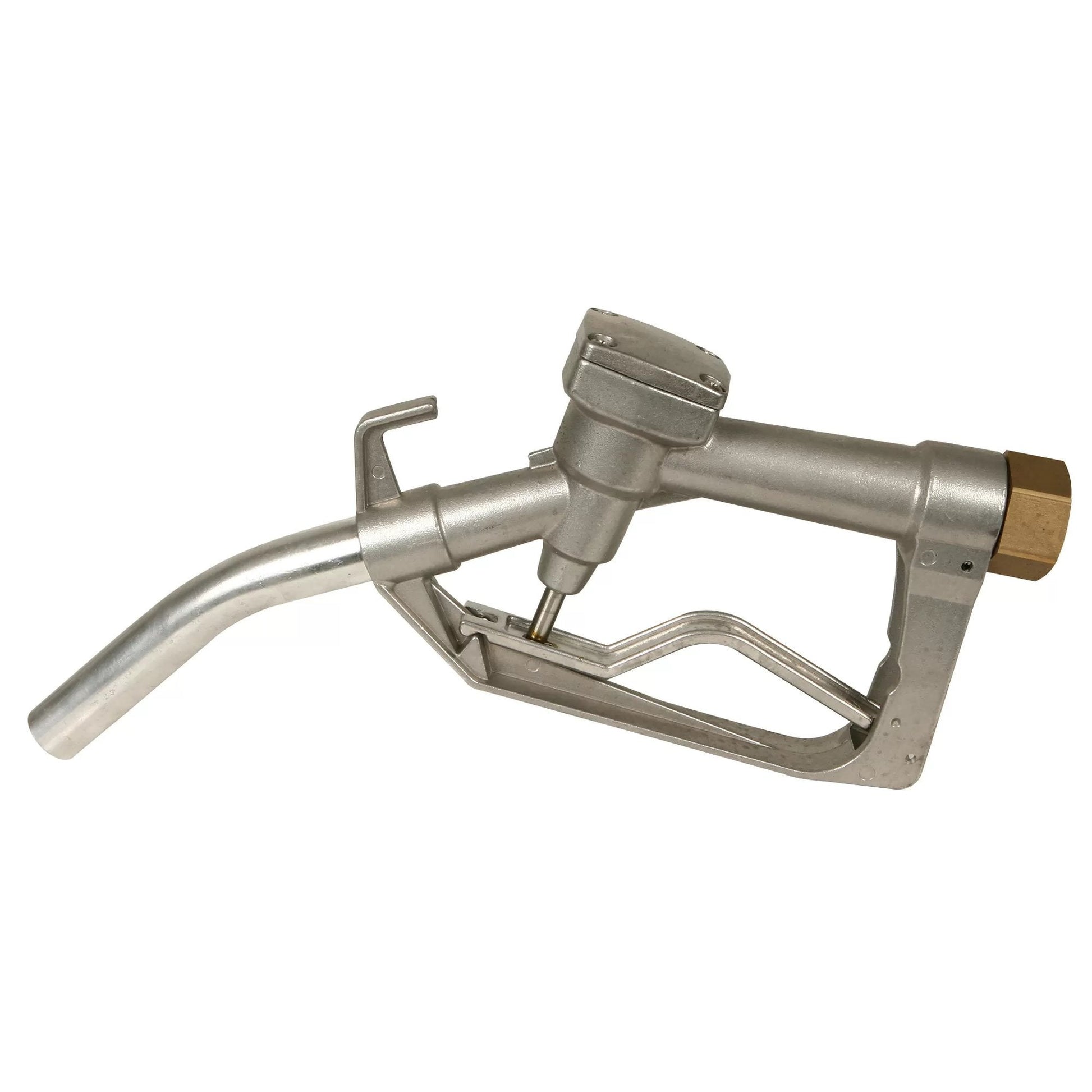 1" Manual Gravity Flow Fuel Nozzle - 15/16" Spout - QC Supply - 