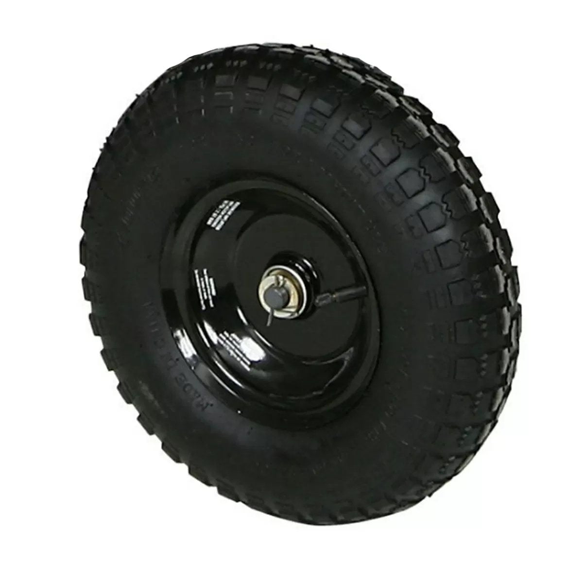10" Replacement Tire For Gorilla Cart - 5/8" Shaft - 4.10 x 3.5 - 4 - QC Supply - 