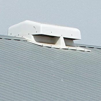 54" Fiberglass Ridge Vent with Damper