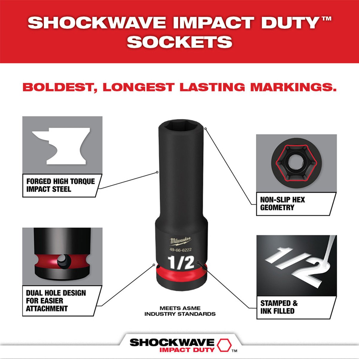 1/2" Drive s 3/8" 7/8" - QC Supply - 