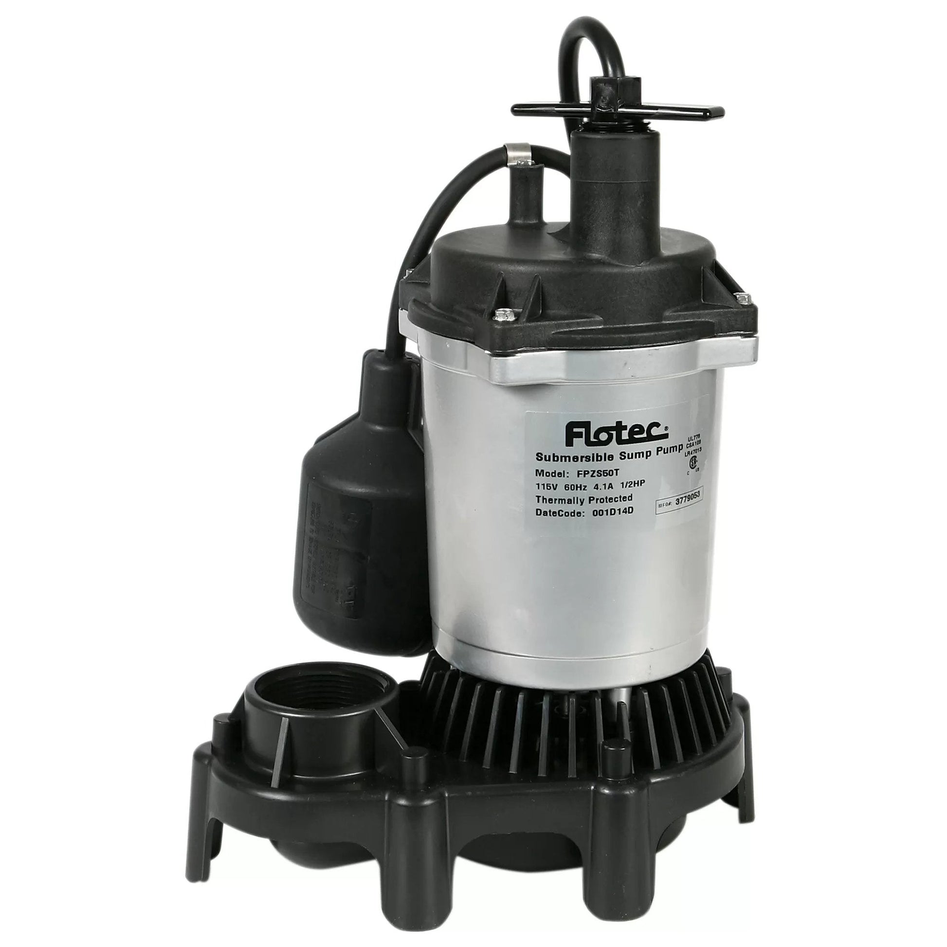 1/2 HP Sump Pump with Float - QC Supply - 