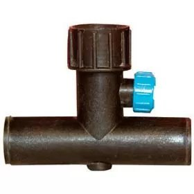 1/2" Tee with Shutoff - QC Supply - 