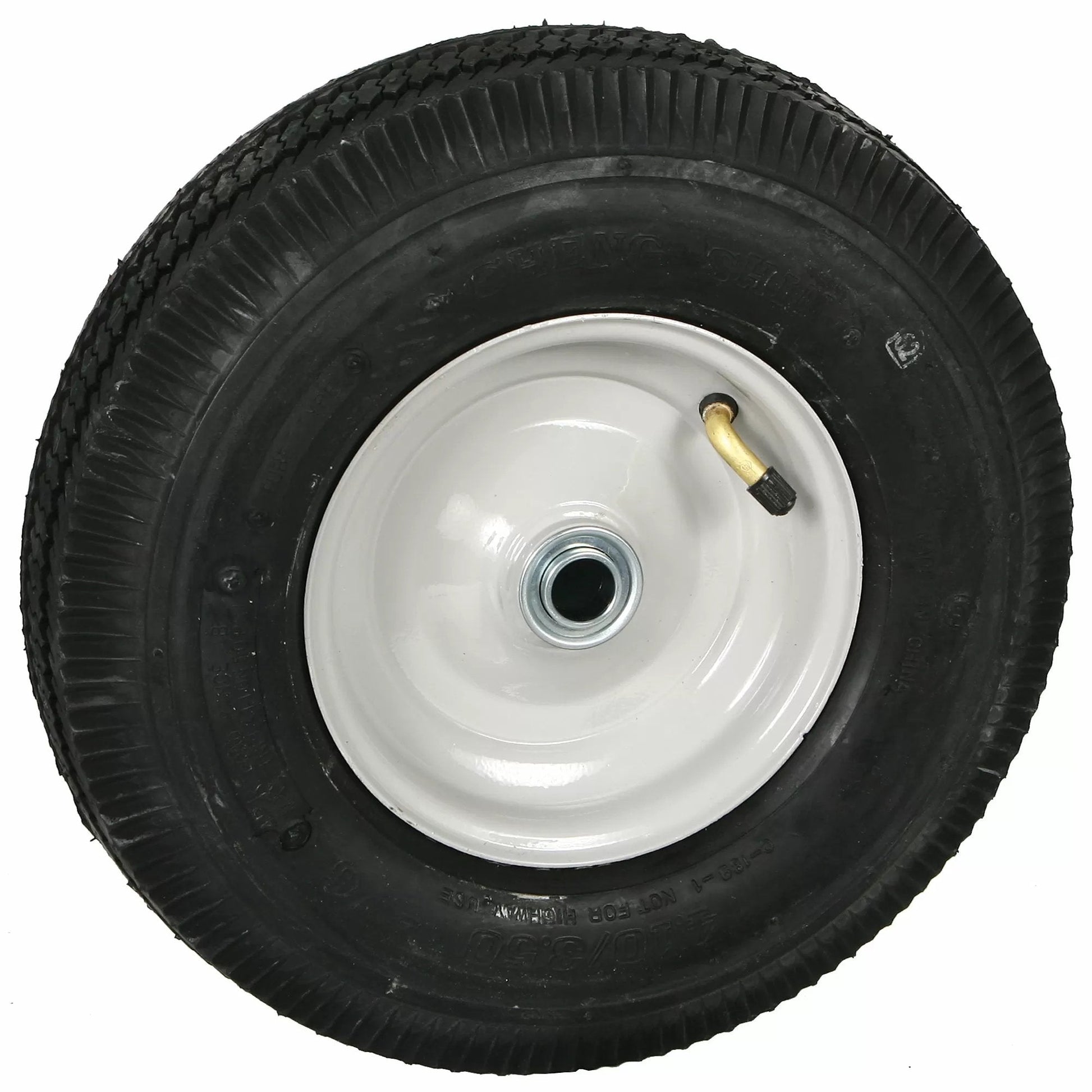 12" x 3 1/2" Air Tire for 4 - Wheel Carcass Cart - QC Supply - 