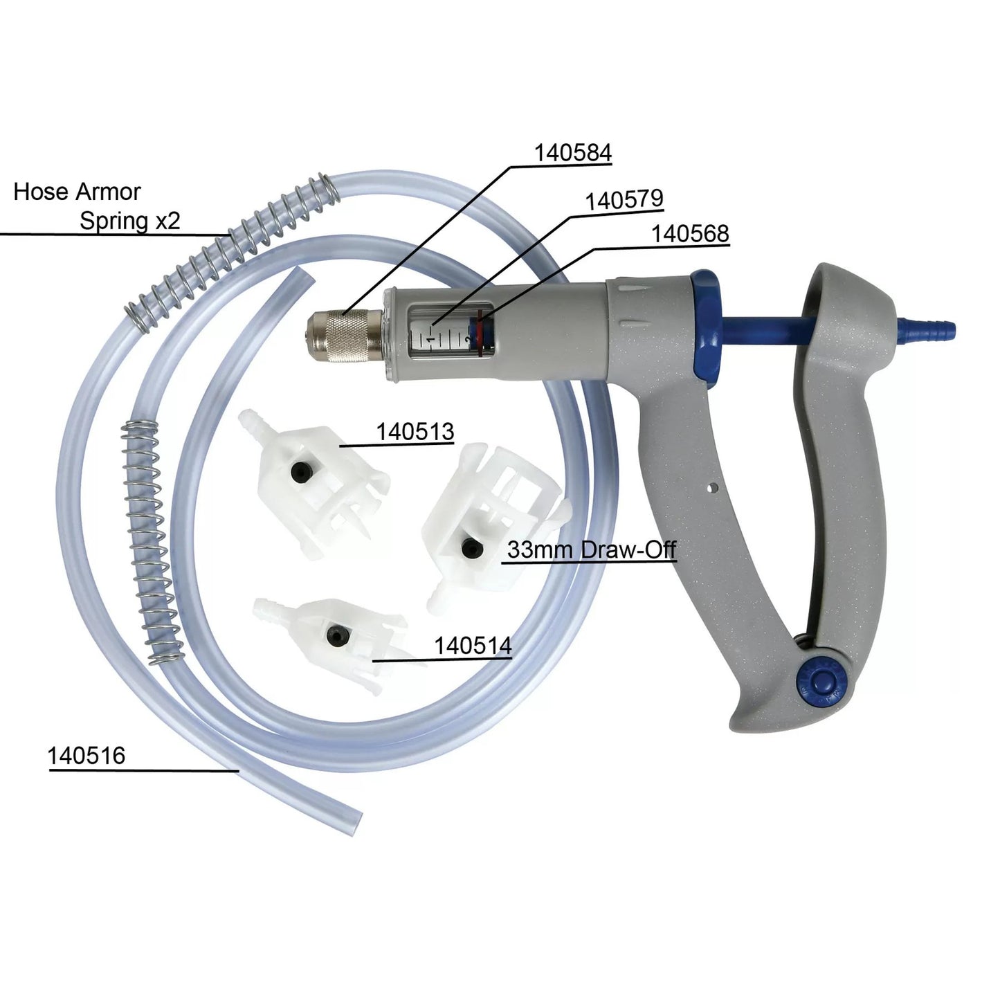 Ideal Stainless Steel Needle Nut with Luer Lock