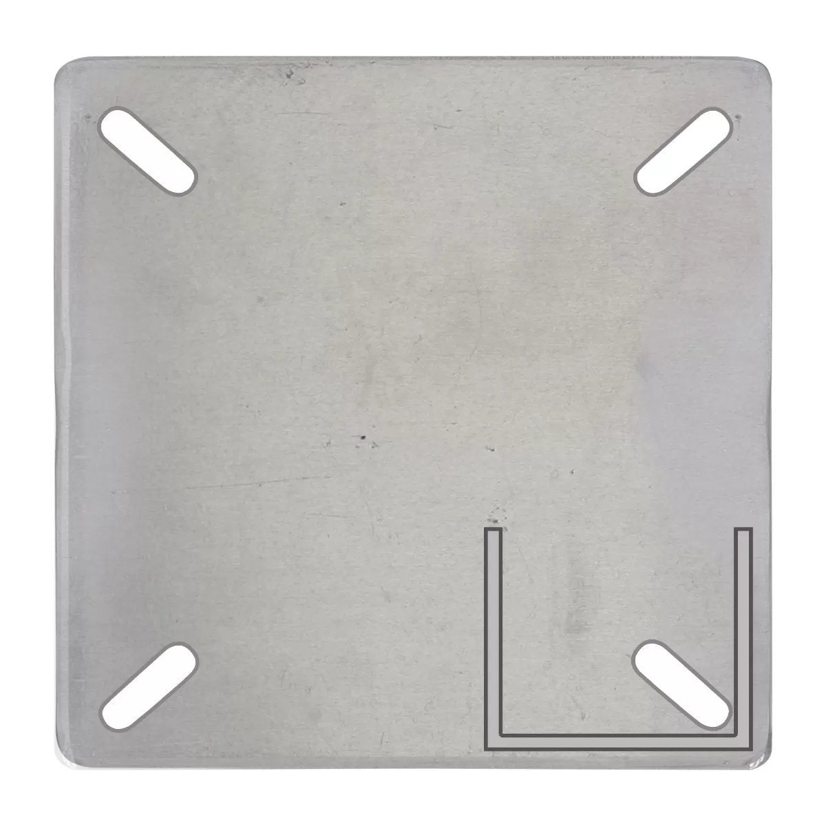 2" x 38" Stainless Steel Post - QC Supply - 
