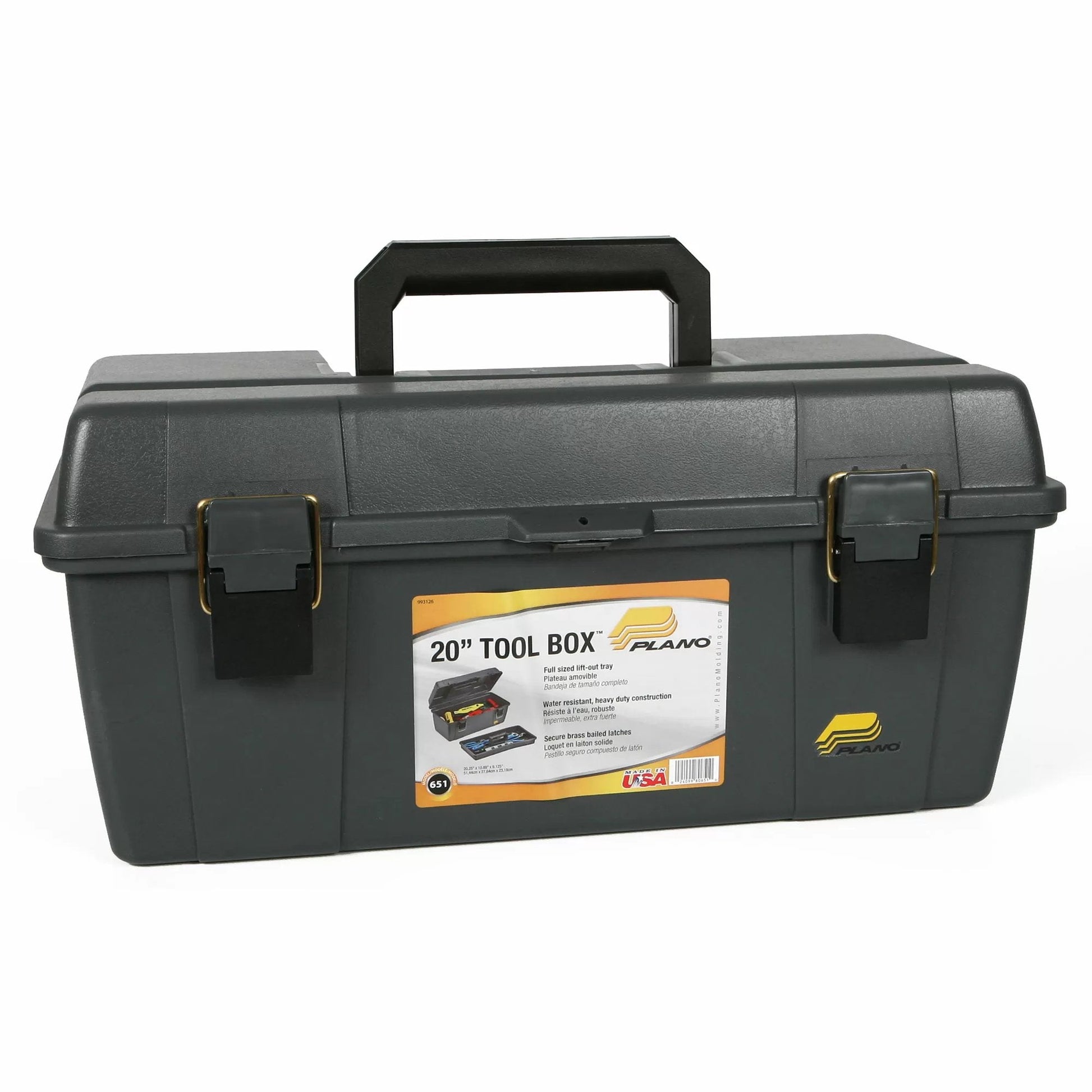 20" Plastic Tool Box - QC Supply - 