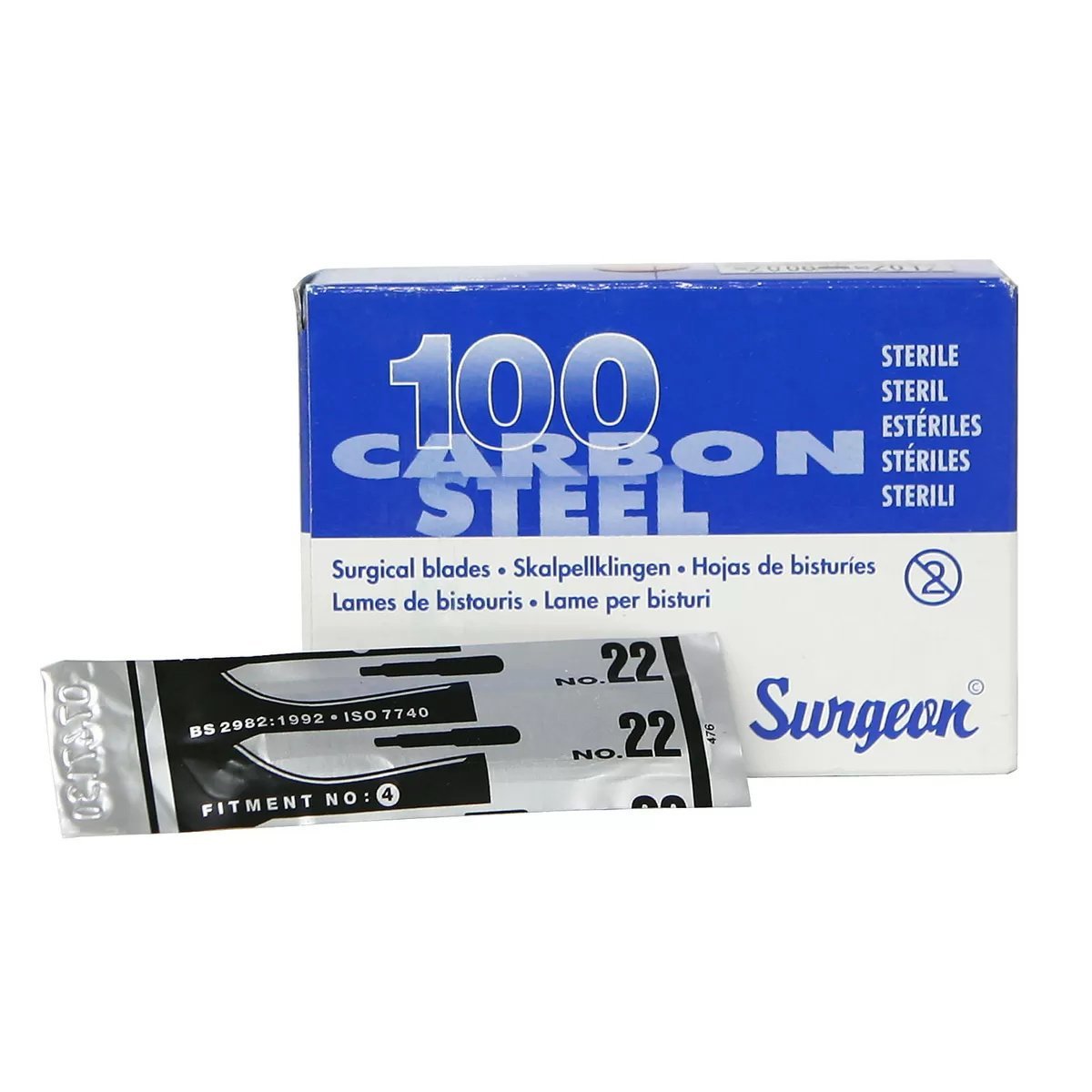 #22 Blades for #4 Scalpel Handle - QC Supply - 