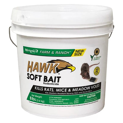 Motomco Hawk Soft Bait - 8 lb Pail