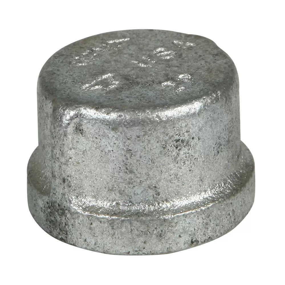 3/4" Galvanized Cap - QC Supply - 