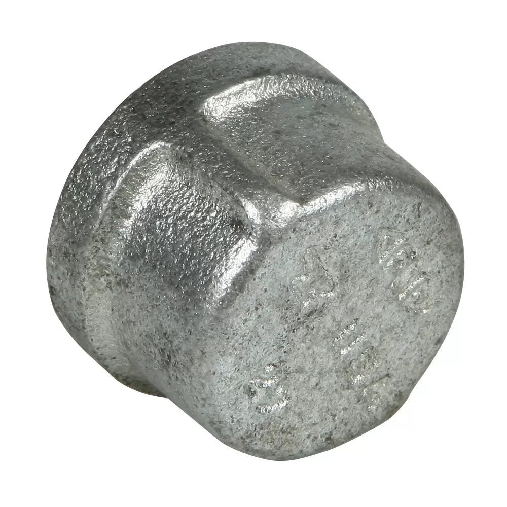 3/4" Galvanized Cap - QC Supply - 